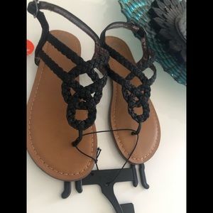 Wonder Nation Sandals Ajustable Non-Marking Outsole Size 1